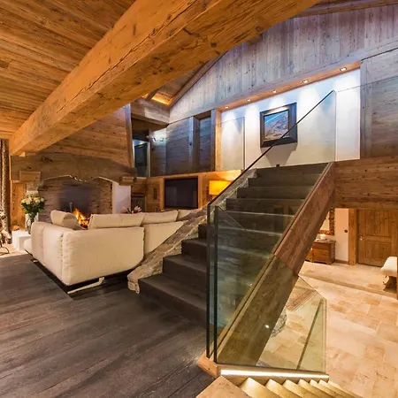 Great Chalet With Splendid View And Indoor Pool In Verbier 샬레